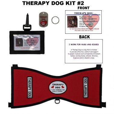 therapy dog bandana