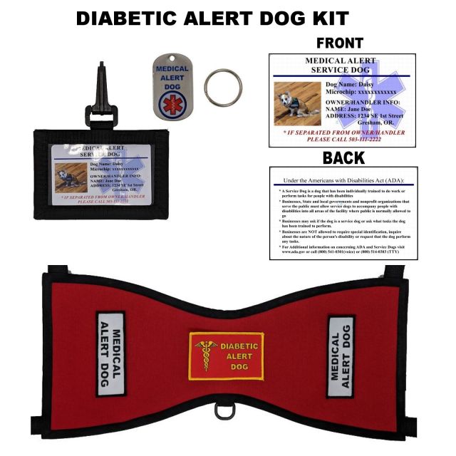 raspberryfield DIABETIC ALERT DOG KIT