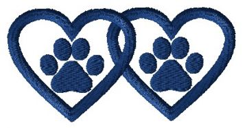 LINKED HEARTS & PAWS