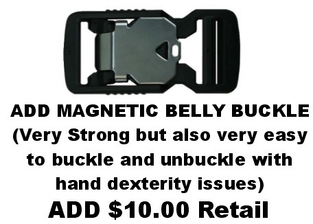 Add Magnetic Belly Strap Buckle: