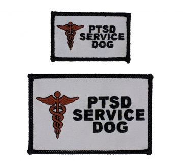 PTSD SERVICE DOG PATCH
