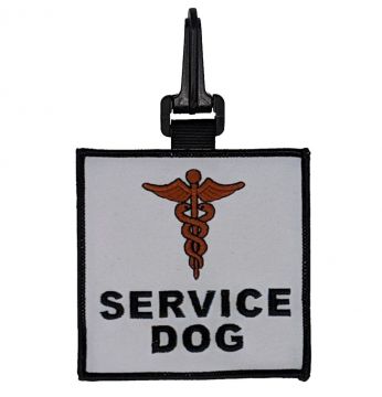 CLIP ON - SERVICE DOG