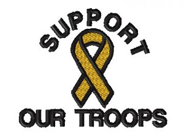 YELLOW RIBBON - SUPPORT OUR TROOPS