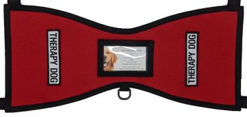 ID HOLDER VEST THERAPY DOG DELUXE