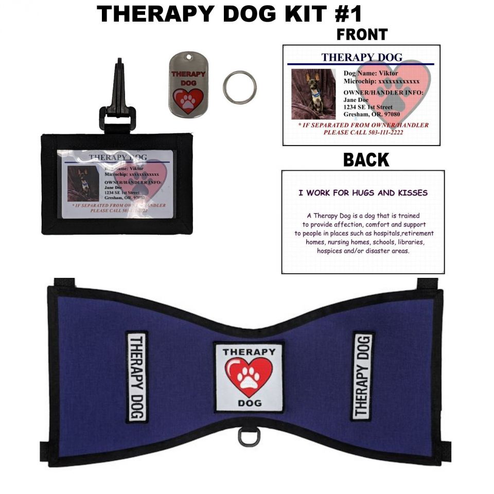  THERAPY DOG VEST #1 - DELUXE