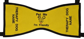 PET ME EMBROIDERED THERAPY DOG VEST