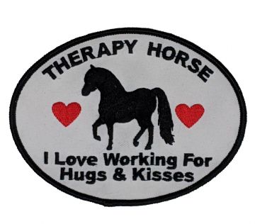 THERAPY HORSE - HUGS & KISSES PATCH