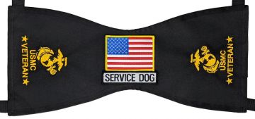 USMC VETERAN FLAG/SERVICE DOG VEST