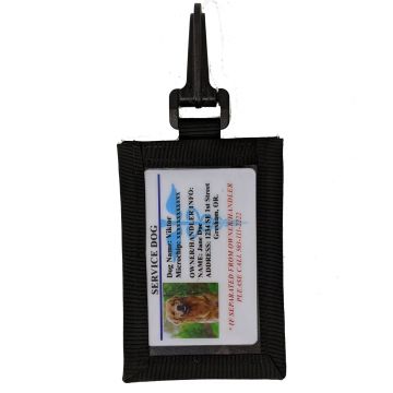 ID HOLDER CLIP-ON VERTICAL